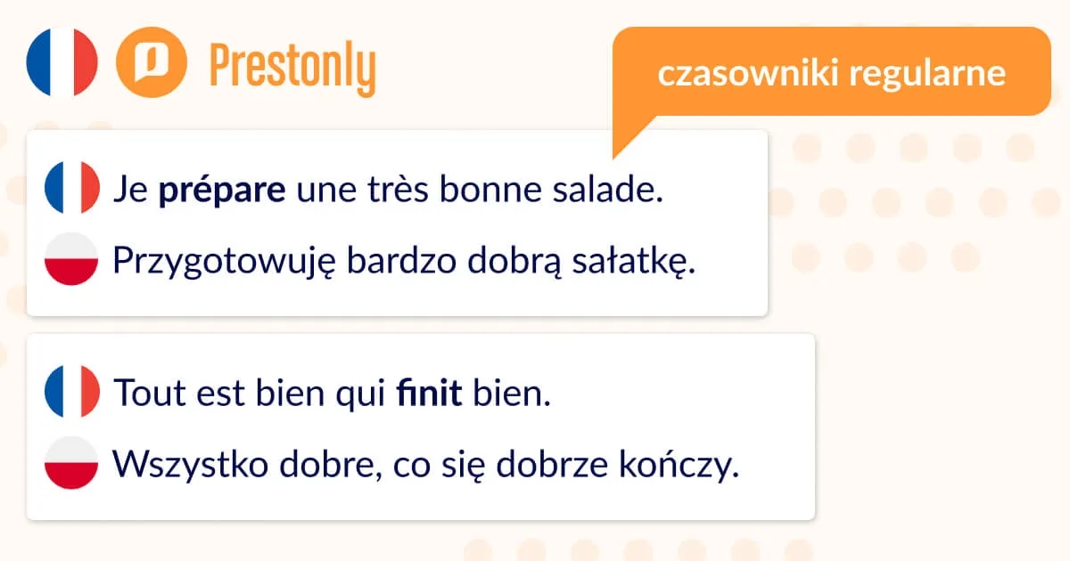 Końcówki czasowników francuskich: proste zasady odmiany dla każdego